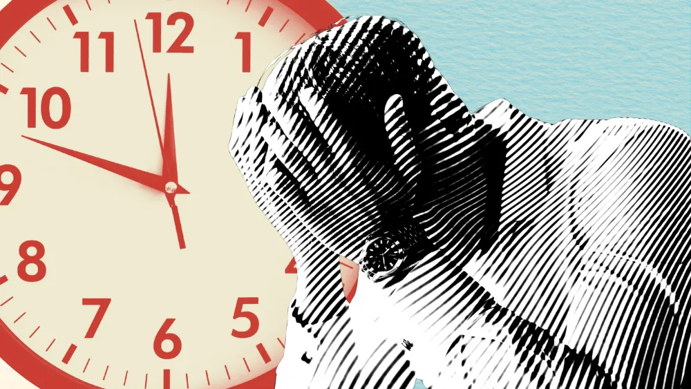 INDEPENDENT TIME TO GRIND WALL CLOCK 時計